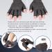 Arthritis Compression Gloves for Men & Women - Fingerless Breathable Moisture-Wicking Relief for Carpal Tunnel & Joint Pain - Medium Size Grey One Pair - Buy Online on GoSupps.com