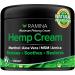 Ramina Natural H mp Extract Cream - Made in USA - Infused with Menthol MSM & Arnica - Soothes Discomfort in Muscles Joints Back Knee Nerves - Non-GMO - 4 fl oz