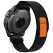 Notocity for Fenix 6x per bracelet for Garmin Fenix/5x/6x bracelet Quickfit 26mm for Garmin Fenix 3/3 HR/7x Pro/5x plus bracelet Enduro Epix Pro 51mm Descent MK1 Nylon Arm beam (black) Black 26 mm