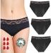Noblood period underwear 2-3 tampons - washable - cotton - ecologically - menstruation - underwear for the period - period - periode briefs - absorbing - girls - XXS / 3XL top bord Pack XS