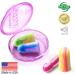 MOLDEX Sparkplugs Soft Foam Earplugs - 10 Pairs for Sleeping Snoring Travel & Shooting | 33dB NRR | Made in USA | Multicolor - Buy Online on GoSupps.com