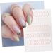 minkissy 6 Sheets Nail Art Stickers Nail Decals Nail Decor Self- Adhesive Nail Tip Trendy Nail Charms Plant Nail Stickers Nail DIY Decals DIY Manicure Nail Stencils Accessories Girl - Buy Online on GoSupps.com