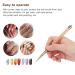 Manicure Liner Abbey - Portable Nail Strass Picker & Dotting Pen | DIY Decorative Tool for Home & Nail Shops (Green) - Buy Online on GoSupps.com