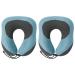 Ultechnovo neck pad 2 pieces flight neck pillow aircraft nude pillow car cushions u shared pillow neck pillow neck pillow aircraft pillow travel storage car storage car cushion bluex2st 28x25cmx2pcs