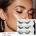 Dtaigou No Glue Lashes | 3 Pairs Stick Lashes Stick On Eyelashes False Eyelashes Natural Look Soft And Natural Look Lashes With Tweezers - Buy Online on GoSupps.com