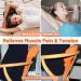 Neulleben Therapy Trigger Point Massage Device - Original Back Extension & Neck Cushion for Upper Back & Shoulder Relaxation - Effective Trapezius & Neck Massage - Orange - Buy Online on GoSupps.com