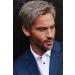 Fleurapance Men's Short Grey Wig | Natural Look Synthetic Fiber Wig for Daily Wear - International Shipping Available - Buy Online on GoSupps.com