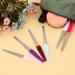 6-Piece Stainless Steel Sword Nail File Set | Colorful Double-Sided Fingernail & Toenail Files | Non-Slip Handle for Manicure & Pedicure - International Shipping Available - Buy Online on GoSupps.com