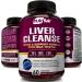 NutriFlair Liver Cleanse Detox with Milk Thistle - 60 Veggie Capsules - Buy Online on GoSupps.com