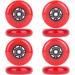 AOWISH 80mm Inline Skate Wheels 85A - Red Hockey Roller Blades Replacement Wheel (8-Pack) - ABEC 9 Bearings & Spacers - Indoor & Outdoor Use - Buy Online on GoSupps.com