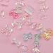 eMagTech 200pcs 3D Bear Butterfly Nail Art Charms | Resin Nail Decoration Accessories for Women & Girls | Perfect for Salon & DIY - Buy Online on GoSupps.com