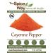 The Spice Way Premium Cayenne Ground 8 oz - 80000 Heat Units - Pure Chile Powder (1 Pack) - Buy Online on GoSupps.com