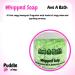 Ave A Bath Whipped Soap Body Wash - 150g - Natural Oils and Butters - Citrus Scent - Vegan Friendly - Puddle of Wax - Made in the UK - Buy Online on GoSupps.com
