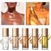 Silver Body Luminizer Shimmer Oil Liquid Highlighter - All In One Makeup for Face & Body Glow - Waterproof & Moisturizing - 1 count - Buy Online on GoSupps.com