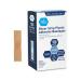 MED PRIDE Sheer Plastic Strip Bandages Sterile Bandages with Non-Stick Pad for Wound Care- First Aid Strips with Hypoallergenic Adhesive- Sensitive Skin Latex Free Bandages  100 Pieces  (3/8  x 1.5 )