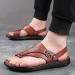 Orthopedic Toe Corrector Sandals for Men - Brown, Size 25.5cm | Comfortable Big Toe Hallux Valgus Support for Plantar Fasciitis & Flat Feet - Buy Online on GoSupps.com