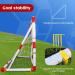 TOY Life Kids Soccer Goal Net Set - 47'' x 32'' Football Target Net with 3 Balls and Pump - Ideal for Backyard Play - Buy Online on GoSupps.com