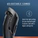 King C. Gillette Cordless Beard Trimmer Kit for Men - 3 Combs, Cleaning Brush, Charger, Travel Bag - BLUE - Buy Online on GoSupps.com