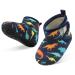 JOINFREE Baby Girls Boys House Shoes Baby Slippers with Non-Slip Rubber Sole Toddlers Cozy Home Booties 3/3.5 UK Child Bluedinosaur