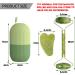 BDSHUNBF Gua Sha & Jade Roller Set - Ice Facial Roller for Skin Tightening & Eye Swelling Relief - Reusable Silicone Massager - Buy Online on GoSupps.com