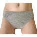 Womens Medium Grey Melange Thermal Panties Briefs - Moisture Wicking Merino Wool Silk - Buy Online on GoSupps.com