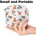 Buy Cute Sloth Menstruation Pad Bag with Zipper | Women's Tampon & Napkin Collecting Bag Perfect for Women & Girls - Buy Online on GoSupps.com