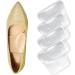 Arch Support Inserts Women for Flat Feet Gel Arch Inserts for Plantar Fasciitis Relief Non-Slip Arch Support Pads Two-Option of Different Heights (High-Clear)