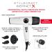 StyleCraft Instinct-X Professional Hair Dryer | Brushless Motor Digital Display 2 Nozzles & Diffuser Fast International Shipping - Buy Online on GoSupps.com