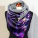 Shop Cozy E3 Purple Winter Scarf & Button Hat for Teens & Women - Oversized Soft Wrap Cape - Buy Online on GoSupps.com