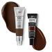 IT Cosmetics CC+ Cream with SPF 50+ Natural Finish Full Coverage Foundation (Deep Cool - 1.08 fl oz) & Bye Bye Undereye Concealer Anti-Aging Makeup (45.5 Deep Ebony - 0.4 fl oz)