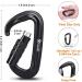 Favofit Auto Locking Carabiner Clips 4 Pack - 12KN Heavy Duty Carabiners for Camping, Hiking, Outdoor Activities - Twistlock Design for Dog Leash & Harness - Black - Buy Online on GoSupps.com