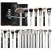Ducare 31-Piece Panda Makeup Brush Set - Premium Synthetic Kabuki & Concealer Brushes with Leather Case | Perfect Gifts for Women - Buy Online on GoSupps.com