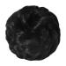 Rose Bud Messy Bun Hair Extension Scrunchie - Jet Black Curly Updo for Women - Buy Online on GoSupps.com