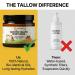AMBER ESSENTIALS Beef Tallow & Honey Balm All-Natural Moisturizer with Raw Honey & Olive Oil Grass-Fed Tallow Cream for Face & Body Deeply Nourishing Skin Care for Women & Men Rich Moisture - Buy Online on GoSupps.com
