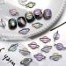 FEIlei Planet Nail Art Rhinestones 3D Nail Charms with Saturns Shape Nails Jewelry - Buy Online on GoSupps.com
