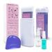 Wahzzi Roll On Wax Kit for Hair Removal  Wax Roller Machine for Women and Men  Depilatory Wax with Warmer  Wax Cartridge  Strips and Waxing Spray (Lavender)