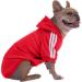 Ducomi Dog Sweater with Hood - Warm & Soft Red Pet Clothing for All Sizes & Breeds | Perfect for Puppies - Buy Online on GoSupps.com