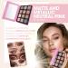 Nude Pink Rose Eyeshadow Palette - 12 Highly Pigmented Shades for Professional Neutral Makeup - Travel Size with Mirror - Buy Online on GoSupps.com