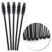 200 Disposable Mascara Wand Eyebrow Brushes - Black Spoolies Applicator for Makeup Kits - Buy Online on GoSupps.com