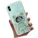 Tivenfezk nadoli for iPhone XR Treibsand B r astronaut Hidden Stand case caricature glitter astronaut stand soft silicone bling cell phone case transparent protective cover iphone xr green