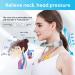 Alphay Adjustable Neck Support Brace | Cervical Collar for Decompression & Posture Correction | Neck Traction Device for Men & Women - White (Size L) - Buy Online on GoSupps.com