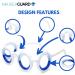 Black Motion Sickness Glasses - Fast Relief for Nausea & Vertigo - Buy Online on GoSupps.com