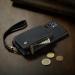 Soonic Leather Cover for Samsung Galaxy A54 5G - Magnetic Wallet Case with Zipper Card & Cash Pockets Straps Stand & Coin Compartment - Protective Black A54 Case - Buy Online on GoSupps.com