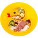 Linowos Silicone Divided Toddler Plates  Portable Non Slip Suction Plates for Children Babies and Kids BPA Free Baby Dinner Plate (Duck-Yellow) 1 01Duck-Yellow - Buy Online on GoSupps.com
