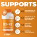 New Max Strength Vegan D3 + K2 | Bonus Size 160 Capsules | Immune Bone & Heart Health Supplement | Essential Vitamins for the Maintenance of Good Health | Canadian Made Quality Assured - Buy Online on GoSupps.com