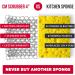 Knapp Made Original CM Scrubber 4 - Chainmail Cleaner for Cast Iron, Stainless Steel, Hard Anodized Cookware - Buy Online on GoSupps.com