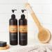 Argan De Luxe 100% Pure Organic Moroccan Argan Oil Shampoo & Conditioner 500ml - Nourishing Mint Formula | Argan Deluxe - Buy Online on GoSupps.com