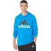 adidas Men's Essentials Logo Hoodie - Small Shock Blue/Black - Buy Online on GoSupps.com