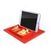 Media Mat - Silicone Food Placemat with Built-in Tablet/Phone/Media Stand for Kids  Toddler  Baby (Coral) Dishwasher Safe  Easy to Clean