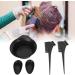 11PCS Hair Dye Dyeing Kit Hair Household Tinting Bowl Soft Dye Brush Ear Cover Hair Coloring Dye Tools for DIY Salon - Buy Online on GoSupps.com
